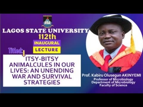 Inaugural Lecture Thumbnail